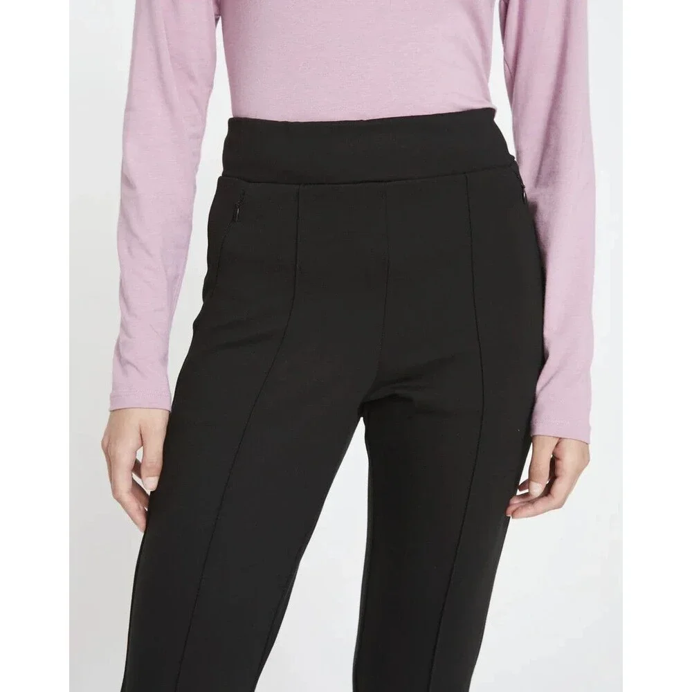 Universal Standard Skinny Pintuck Ponte Pants 28 Inch Stretch M Plus Size 18 20 - Picture 4 of 13